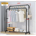 VAVSAE Garment Rack with Wheels, Clothing Rack