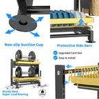 VAVSEA Dish Drying Rack for Kitchen Counter, 2 Tier Dish Rack, Rust-Proof Dish Drainer with Cutting Board & Utensil Holder, Stainless Steel, Black Gold