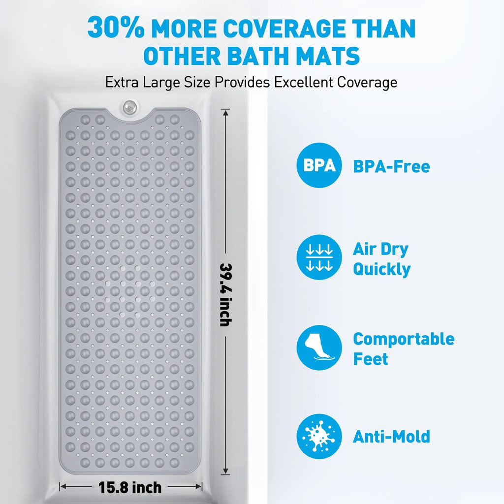 Bathtub Mat Non Slip Bath Mat for Tub Shower Mat Dinosam Bath Tub Mat