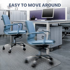 Office Chair Mat for Carpet Floor, Computer Desk Chair Mat for Low Pile Carpet, 36" x 48" Heavy Duty Polycarbonate Clear Floor Mat for Home Office
