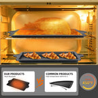 VAVSEA 7pcs Baking Pans Set, Carbon Steel Cookie Sheets, Nonstick Oven Bakeware Sets with Loaves Pan, PFOA PFOS Free