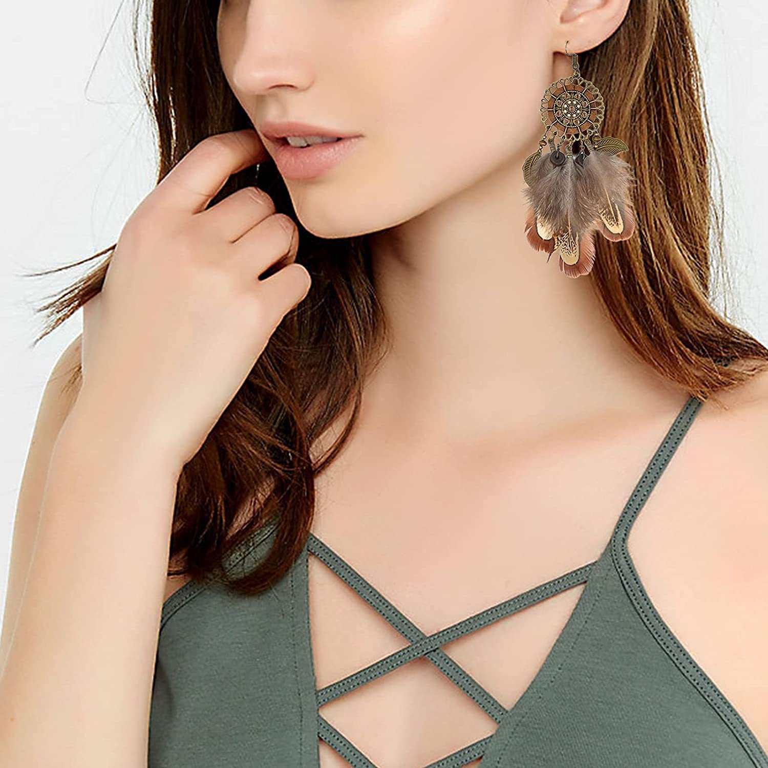 180Pcs Colored Feathers 2-3 in, 9 Colors Mini Natural Pheasant Feathers Bulk for DIY Crafts Earrings Wedding Home Party Decorations Dream Catcher Supplies