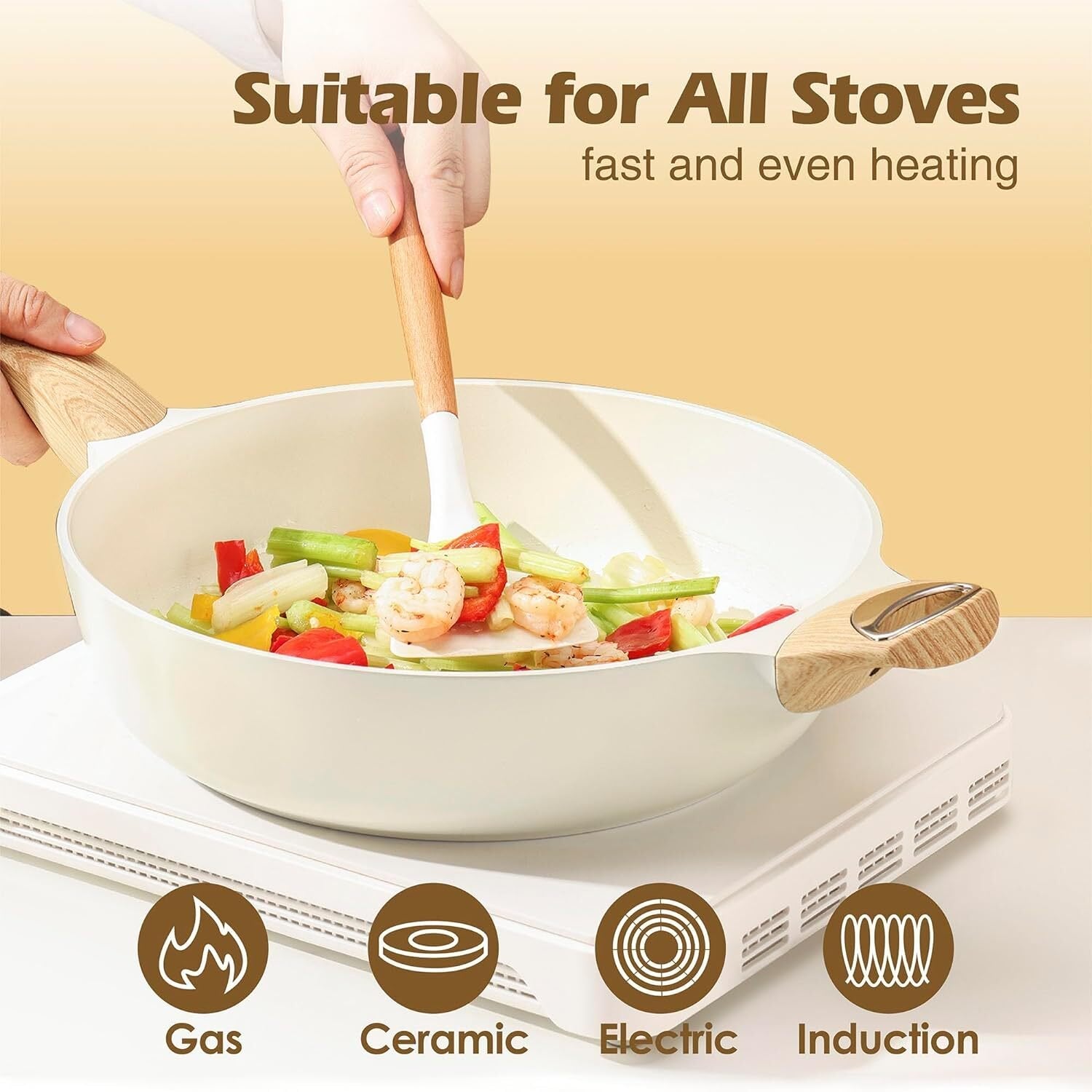 Nonstick Kitchen Cookware Sets, Pots and Pans Set