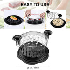 Chicken Shredder, Large Chicken Shredder Tool Twist, Visible Meat Shredder Machine for Chicken Breast Beef Pork with No-Slip Strip & Ergonomic Handle Suitable for Pork Beef Chicken (Red)