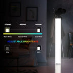 VAVSEA 41 Inch Floor Lamp, 2-Pack LED Tall Light, Floor Lamp with Smart App and Remote Control, Music Synced Mood Light, RGB Floor Lamp for Living Room, Bedroom, Game Room