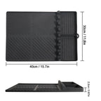 Side Shelf Mat for Blackstone, Silicone Grill Pad for Outdoor Grill Kitchen Counter, Food Grade Griddle Mat, BBQ Grill Mats, Baking Mats, Grill Prep Trays, Hot Pads (Orange)