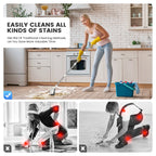 2 in 1 Scrub Brush Floor Brush with Long Handle