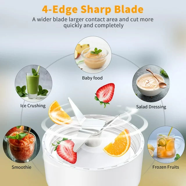 VAVSEA Portable Blender, Personal Blender for Shakes and Smoothies, BPA-Free 20oz Mini Blender with Travel Lids for Home Kitchen, Office and Sports, 500W