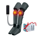 Leg Air Compression Massager, Heat Massager Machine with Hand-held Controller, Adjustable Leg Wraps for for Muscle Fatigue,Cramps,Swelling and Edema