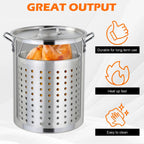 Ktaxon Propane Outdoor Fryer Aluminum Frying/Boiling Turkey Fryer Pot 30QT