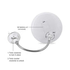 Flexible Gooseneck 10x Magnifying Mirror with Light, Make up Mirror with Lights and Magnification, Portable Vanity Magnified Mirror with Suction Cups for Wall Bathroom (6.7inch)