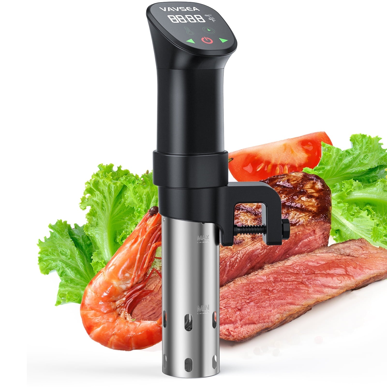 Sous Vide Machines, Precision Cooker, Waterproof Immersion Circulator with Digital Touch Screen and Accurate Temperature Time Control, Sous Vide Device for Home Kitchen
